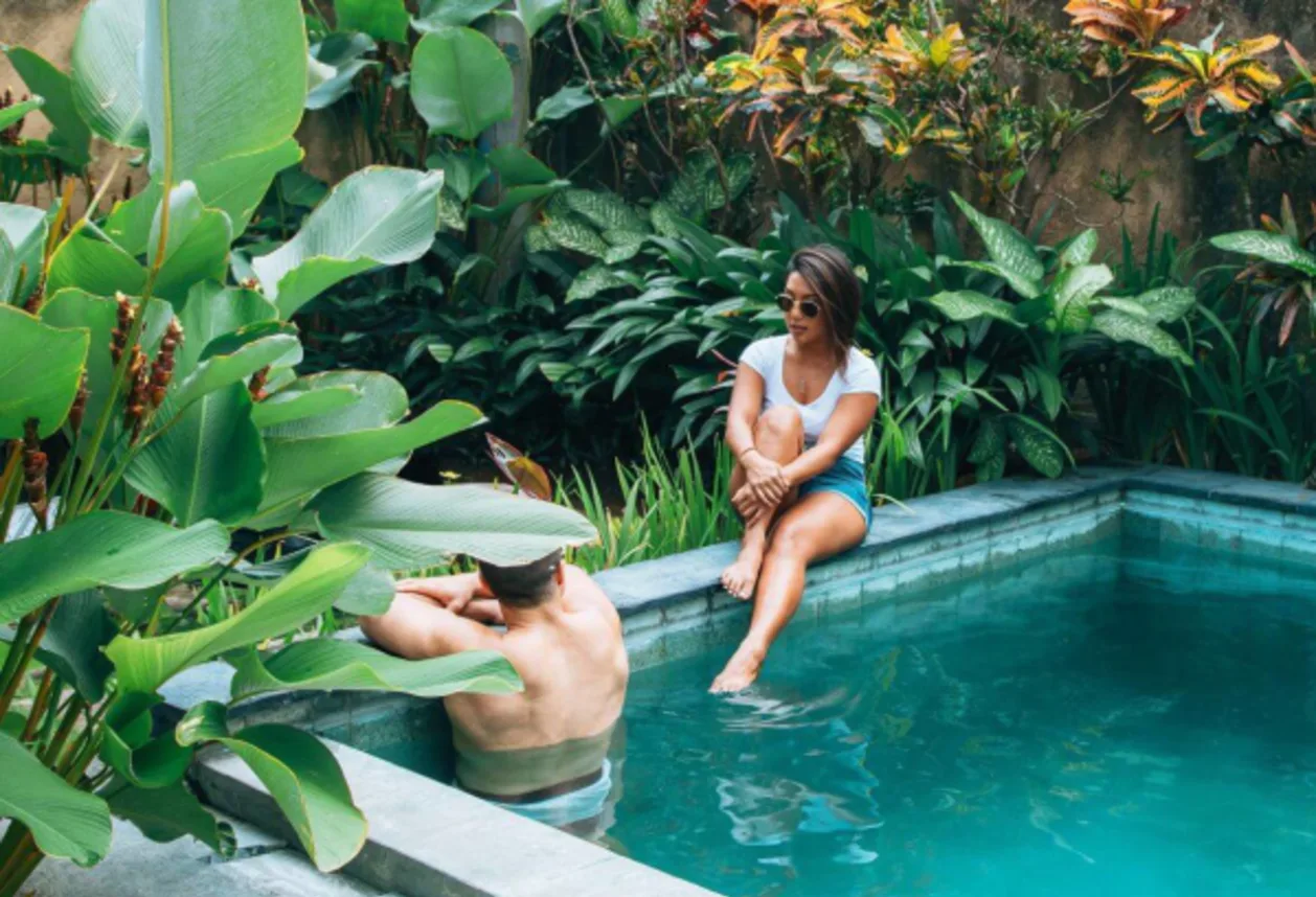 Outpost Ubud coliving space pool